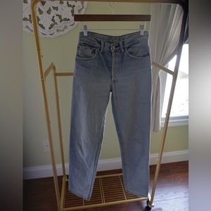 Size 25 AGOLDE 90’s denim straight leg jeans